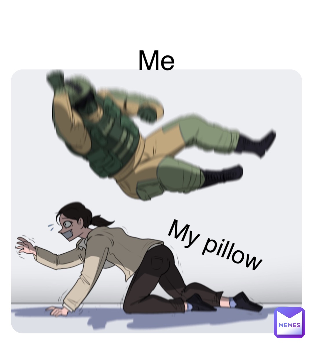 Double tap to edit My pillow Me