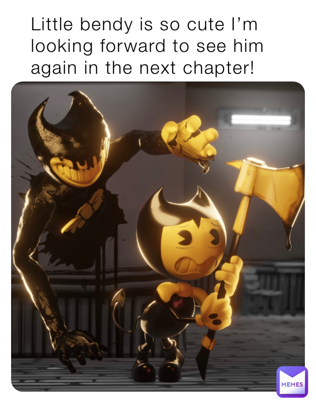 Little bendy is so cute I’m looking forward to see him again in the next chapter!