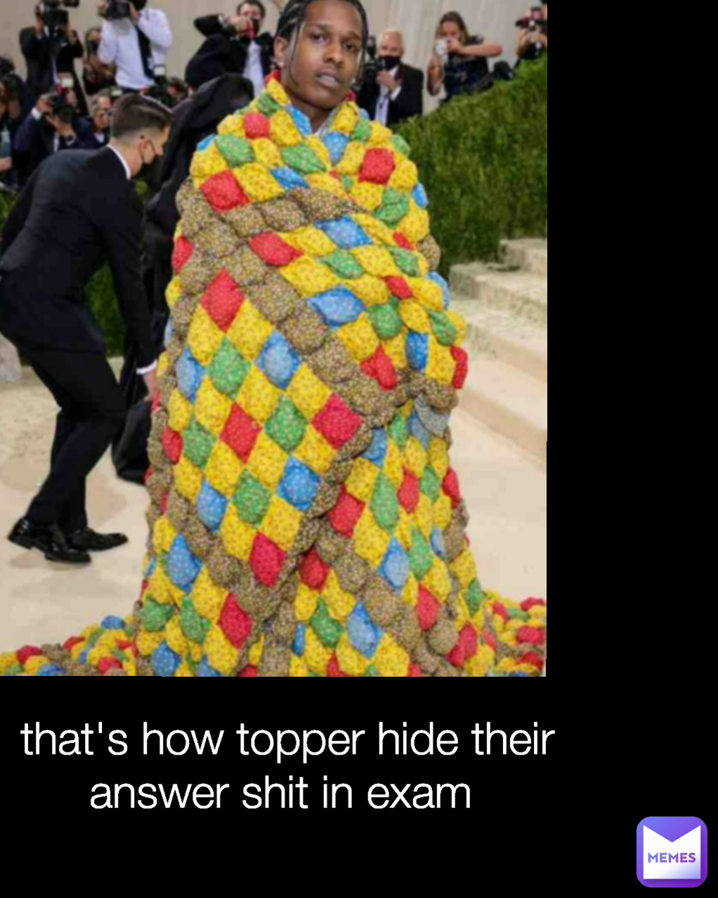that's how topper hide their answer shit in exam 