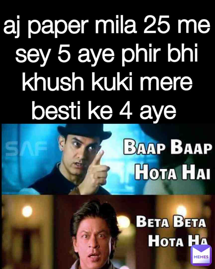 Meme shared by @MISTER333