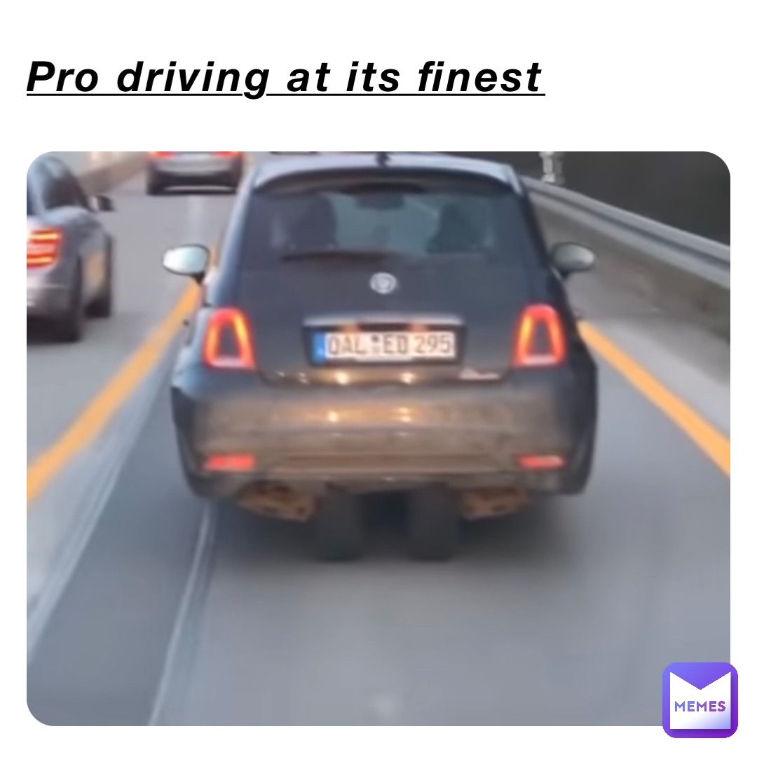 Pro driving at its finest