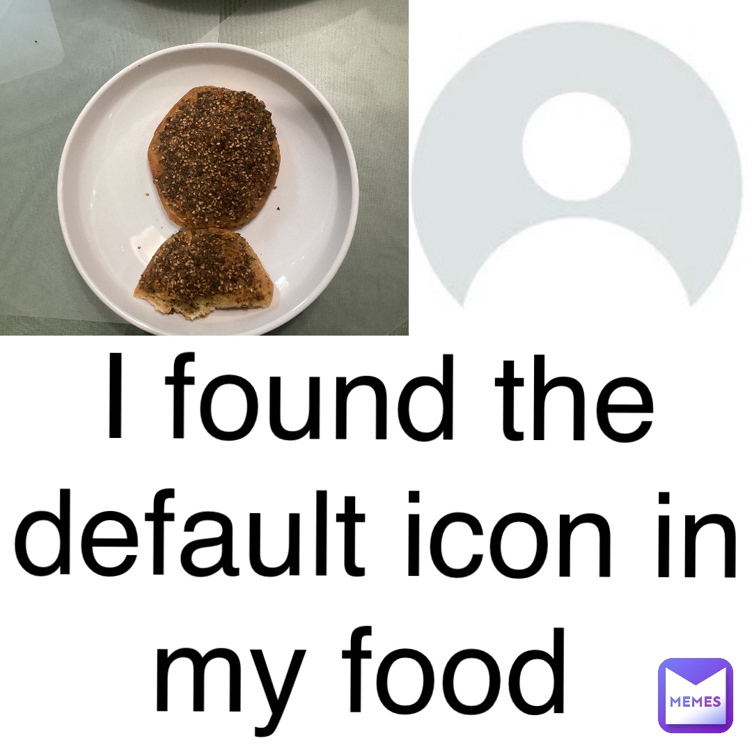 I found the default icon in my food