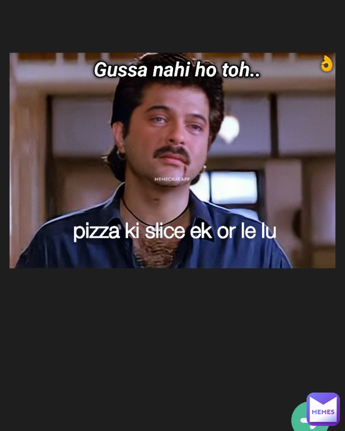 pizza ki slice ek or le lu