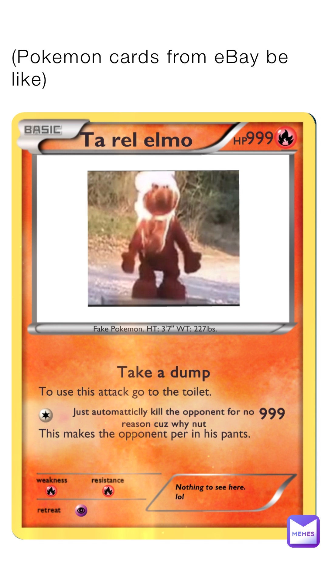 (Pokemon cards from eBay be like)
