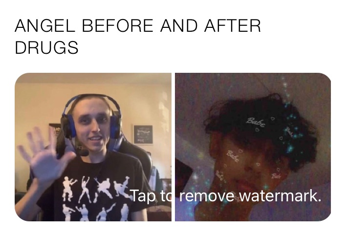 ANGEL BEFORE AND AFTER DRUGS 