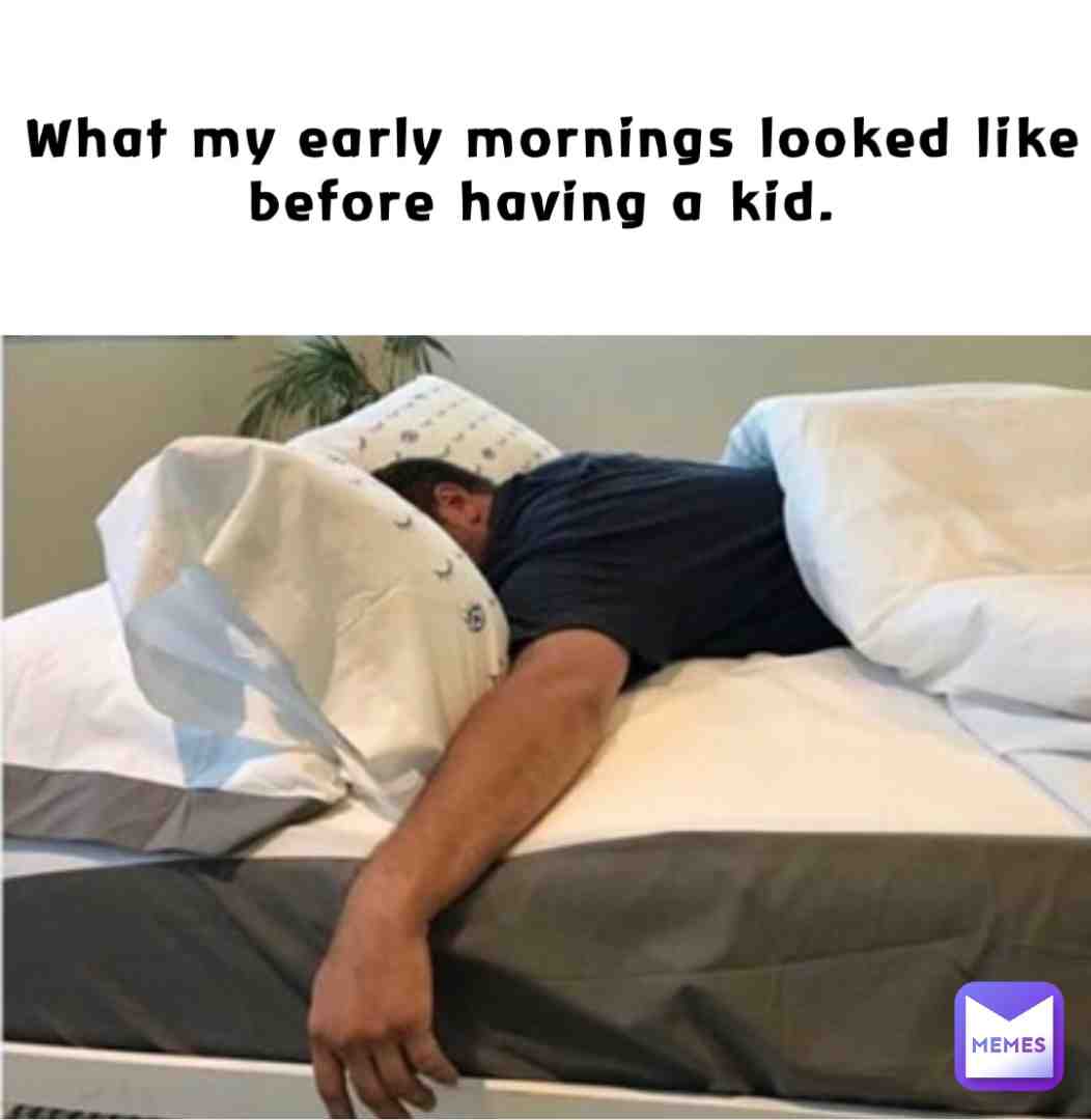 What my early mornings looked like before I had a kid. #dadlife #momlife #parenting #parents #toddlerlife