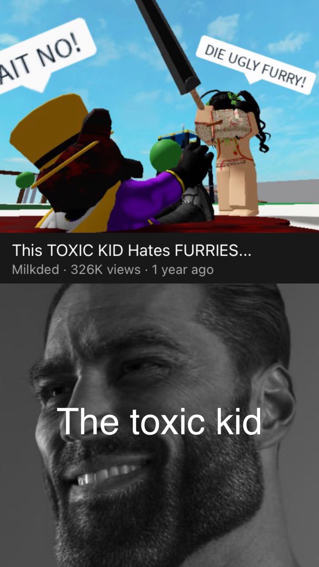 The toxic kid