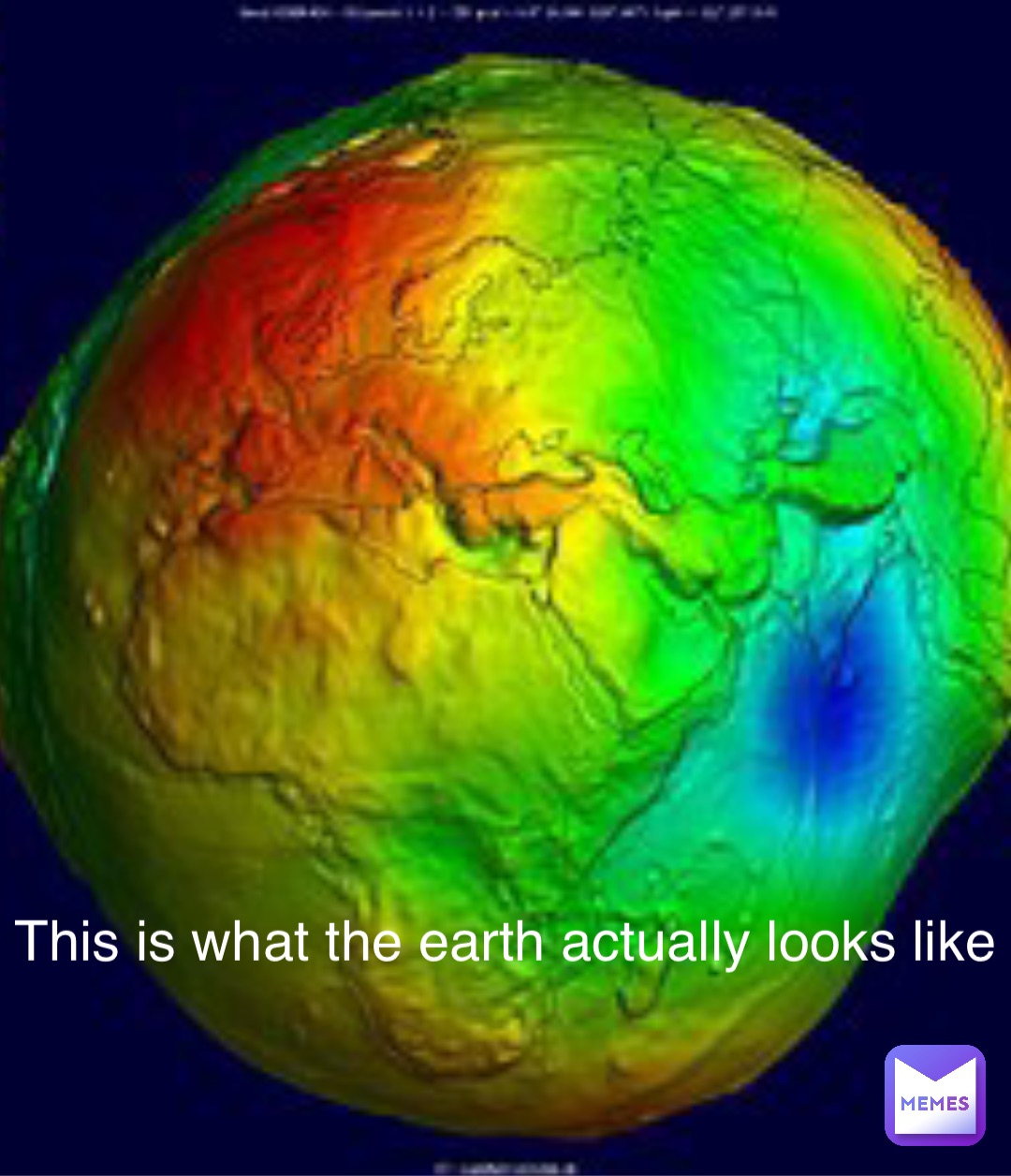 This is what the earth actually looks like
