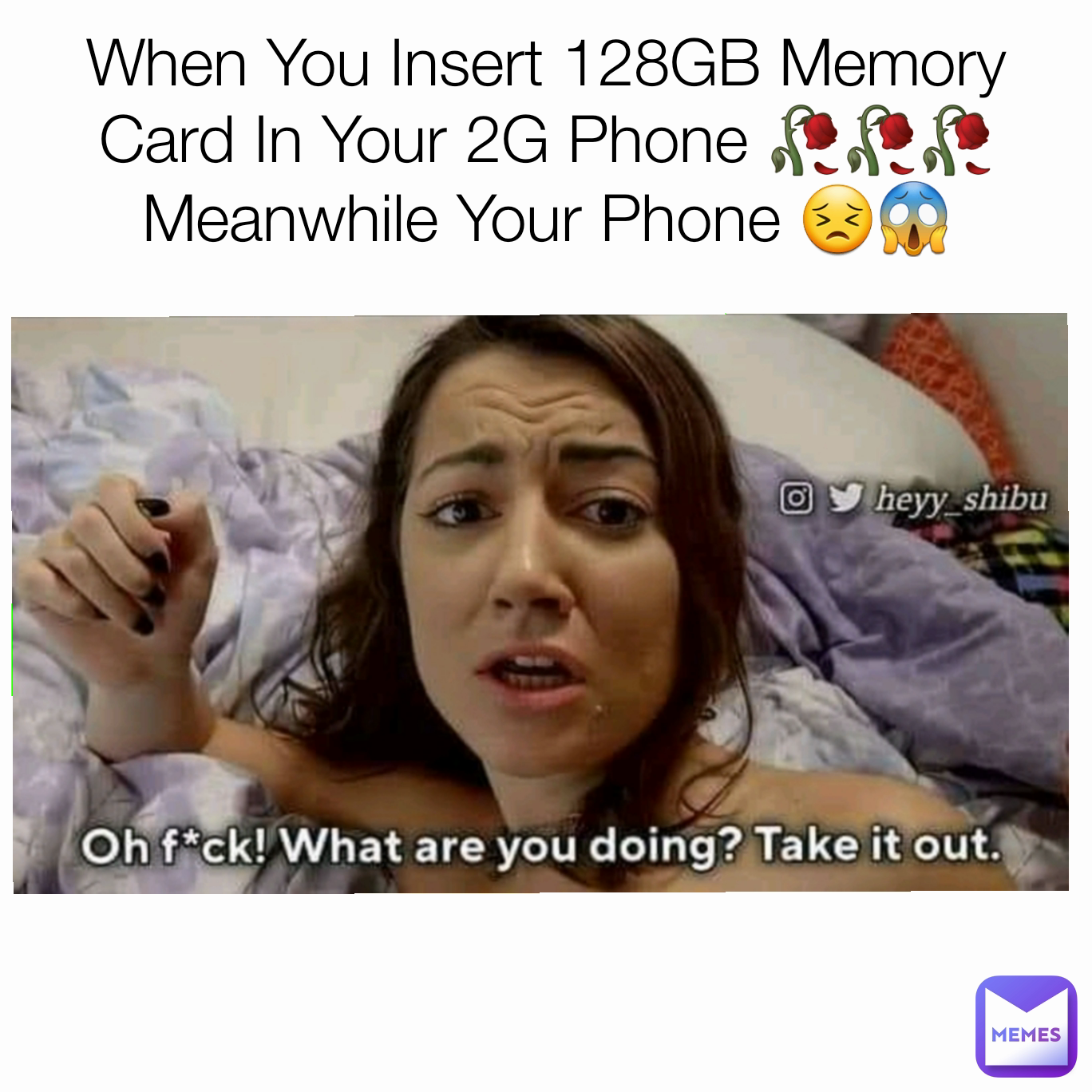 When You Insert 128GB Memory Card In Your 2G Phone 🥀🥀🥀
Meanwhile Your Phone 😣😱