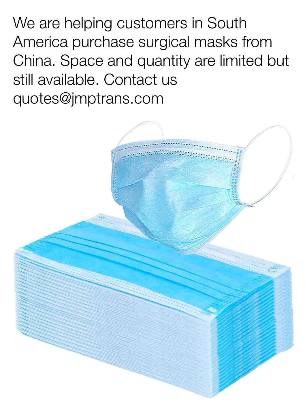Visit our website www.jmptrans.com and contact us through it as well. Minimum order of 25000 pieces. #logistics #airfreight #freight #cargo #internationallogistics
#logisticsmanagement #shipping
#transportation #import #export
#aircargo #supplychain #freightforwarder
#logistica #cargaaerea #carga #envios #logisticainternacional #gerencialogistica #transportacion #importacion #exportacion #agenciadeenvios #agenciadeaduanas