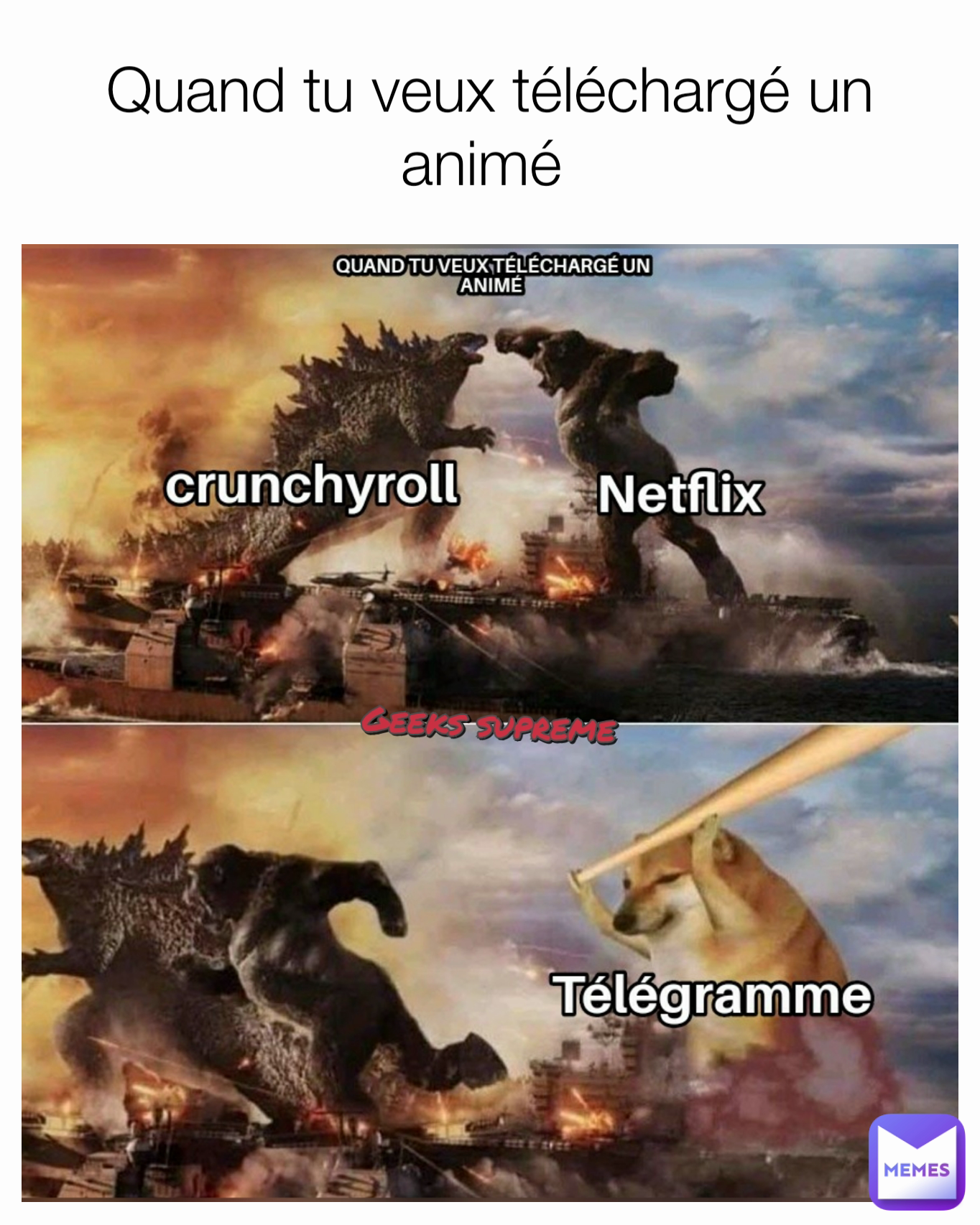 Quand tu veux téléchargé un animé 