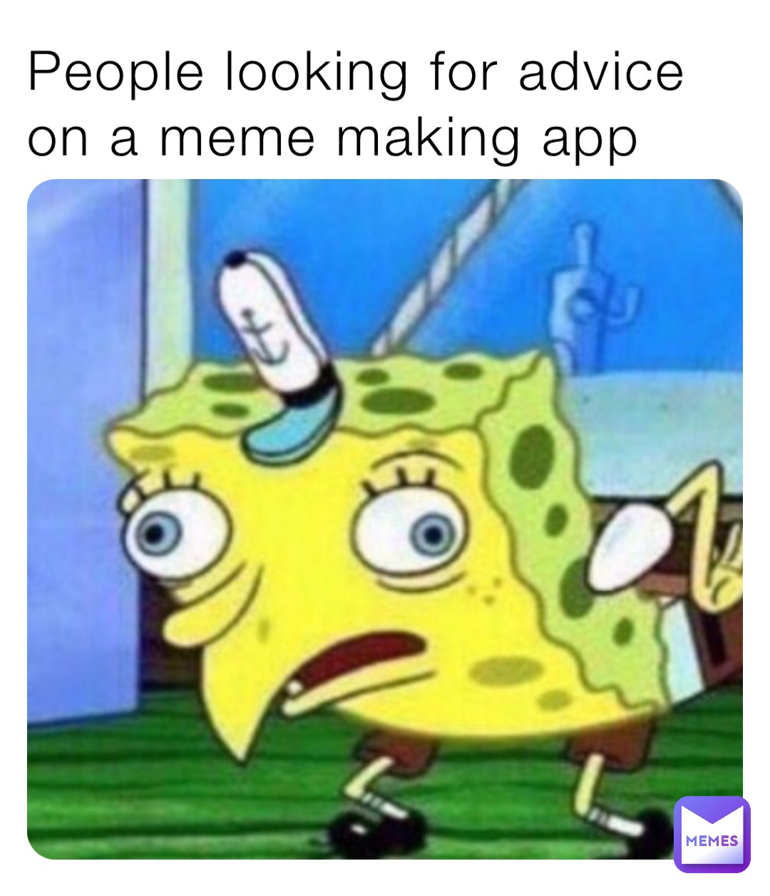 People looking for advice on a meme making app