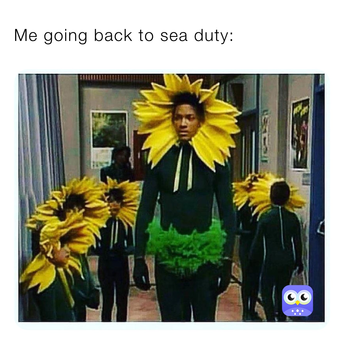 Me going back to sea duty: 