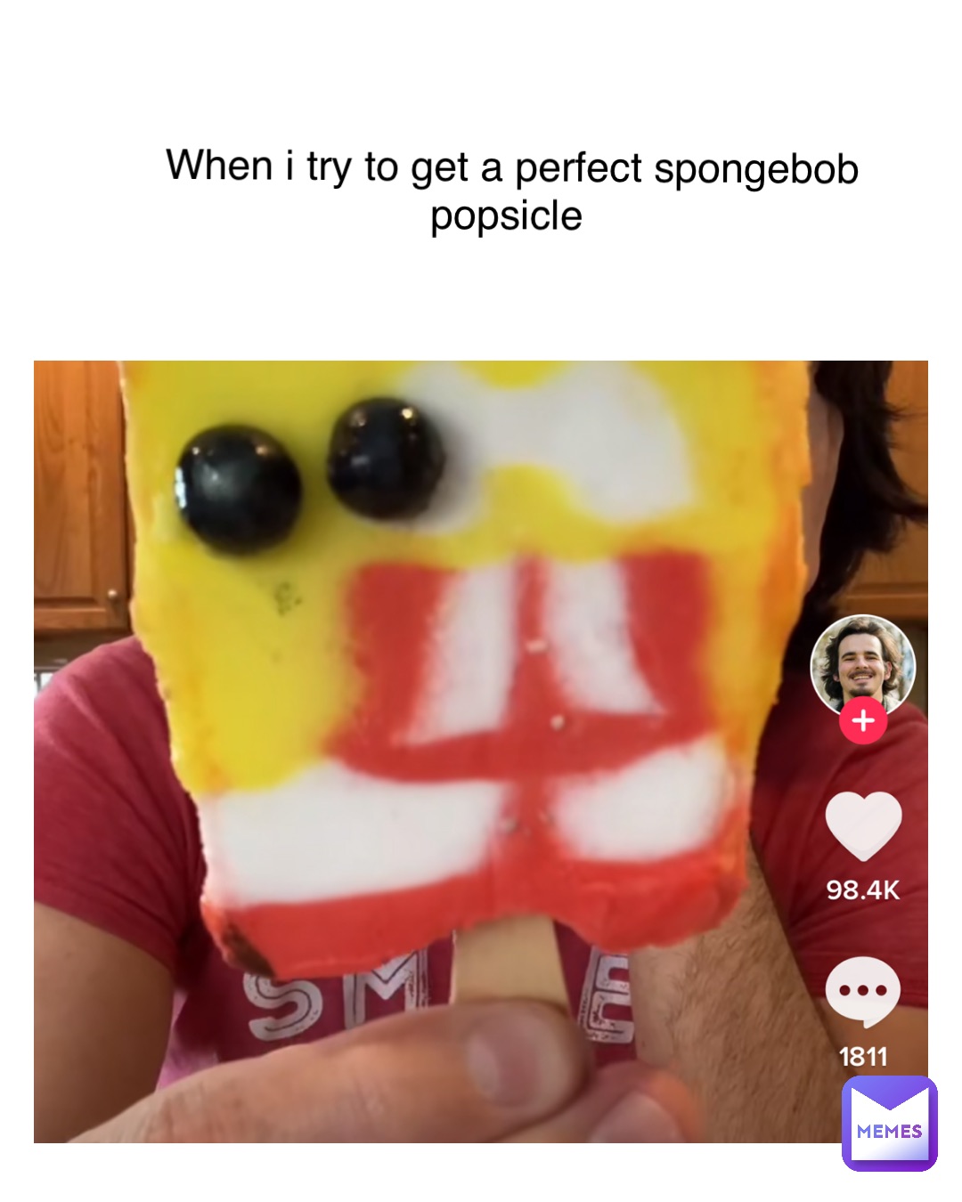 When I try to get a perfect spongebob popsicle
