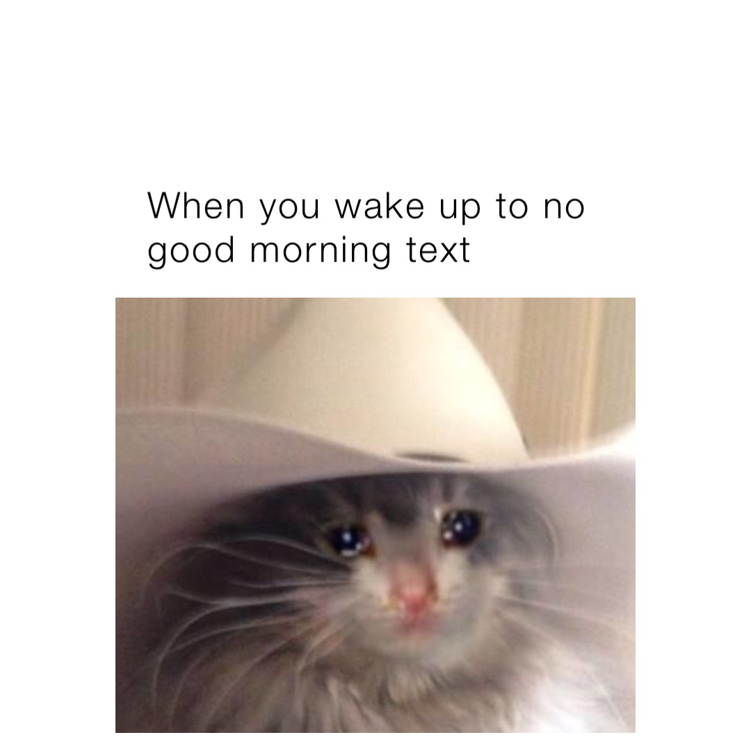 When You Wake Up To No Good Morning Text Lifedailyyyy Memes