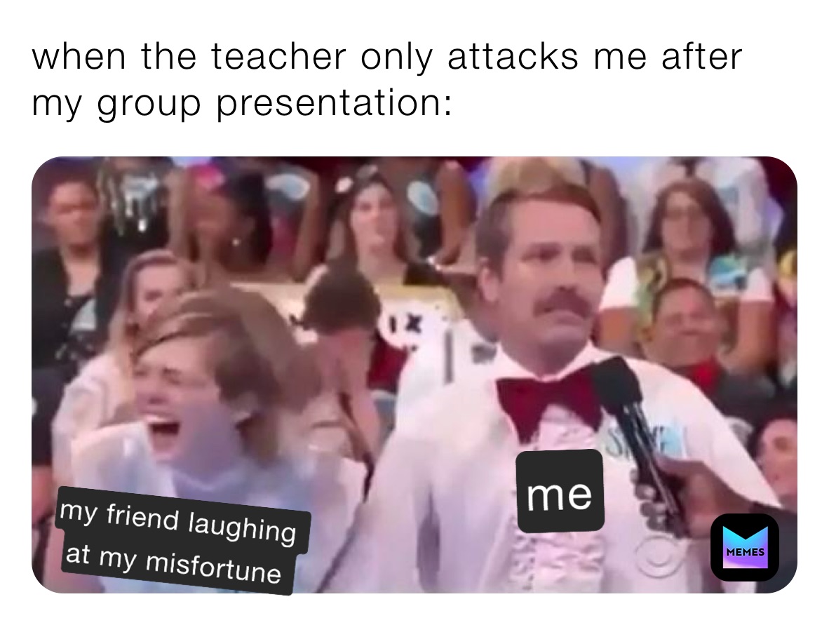 group presentation meme