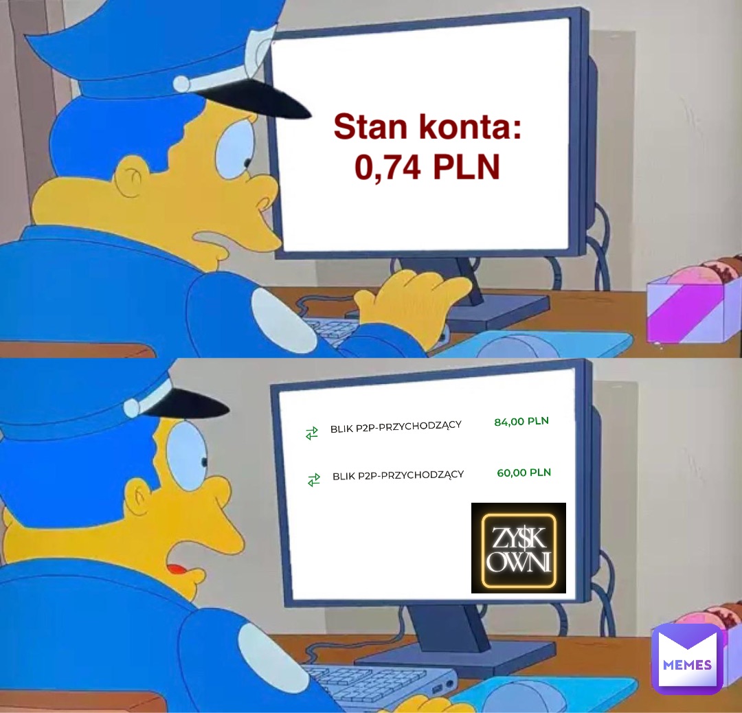 Stan konta: 0,74 PLN