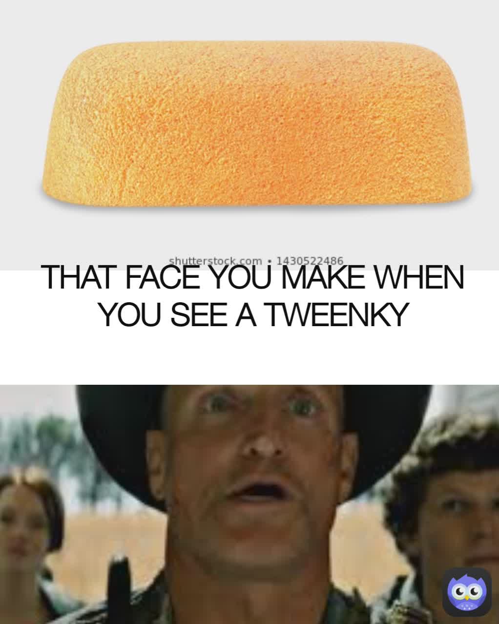 THAT FACE YOU MAKE WHEN YOU SEE A TWEENKY