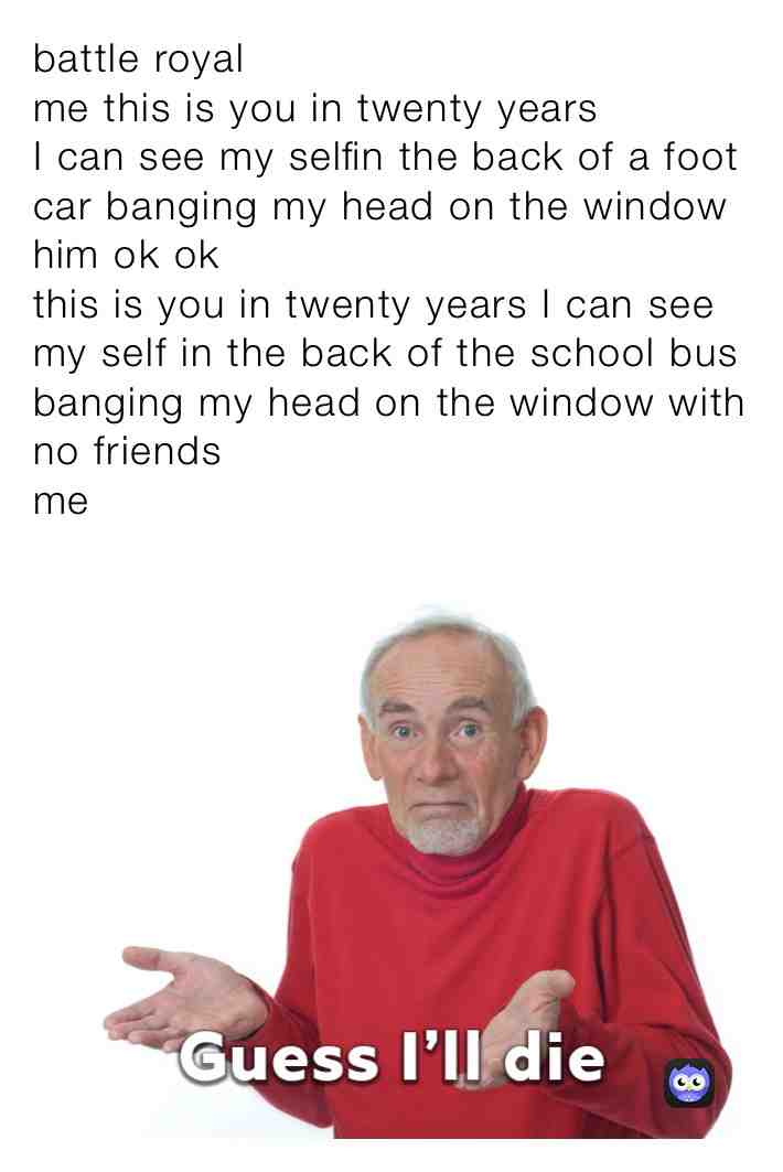 This hit my insecurity’s