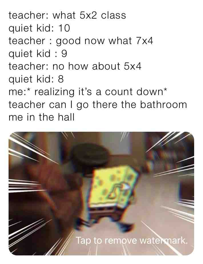 Uh oh time to go