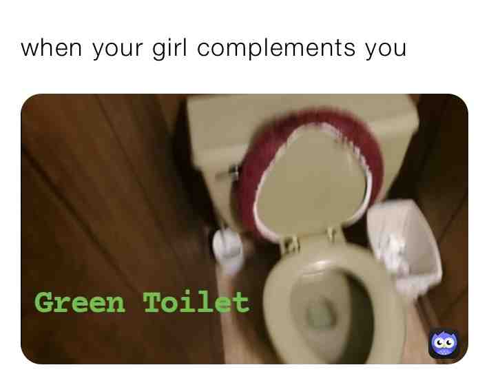 Green toilet