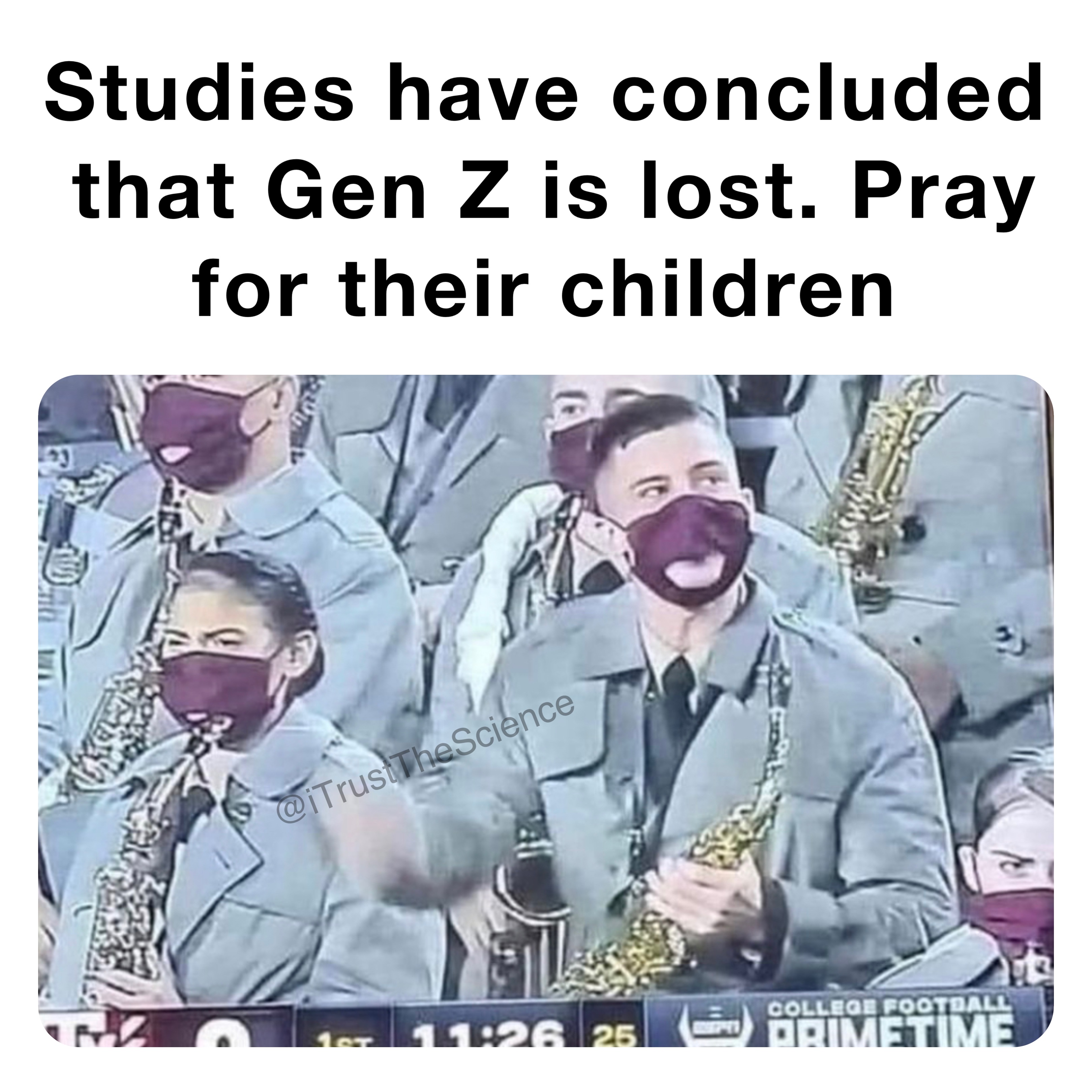 Studies have concluded that Gen Z is lost. Pray for their children