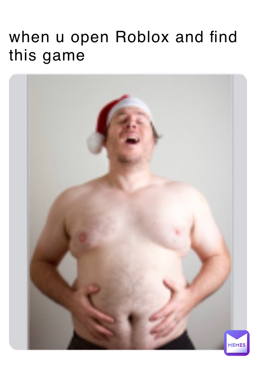 Fat Naked Santa