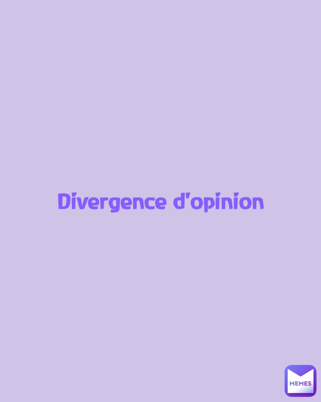 Divergence d'opinion