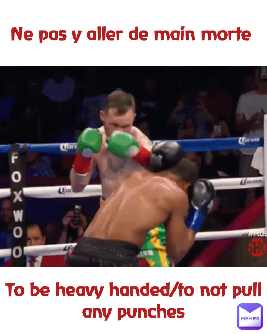 Ne pas y aller de main morte To be heavy handed/to not pull any punches