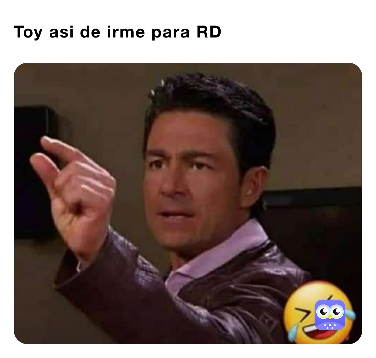 Toy asi de irme para RD