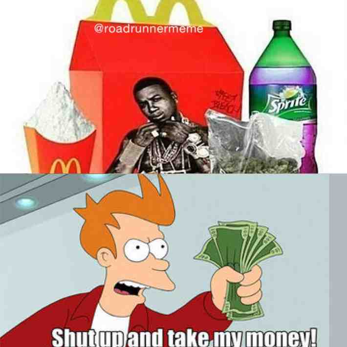  #drugs #fast #food #high #funnymemes #lean #weed #shutup #take #my #money