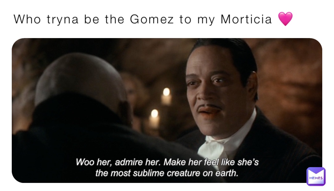 gomez and morticia meme