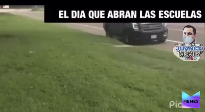 ‪Los padres dejando los niños en la escuela ‬
‪d^*’??✔️1?? PLEASE  #follow and  #share ‬
‪ #JuancaMemes‬
‪ #meme  #memes  #funny  #memesdaily  #funnymemes  #lol  #follow  #lmao  #love  #memesenespanol  #dailymemes  #comedy  #fun  #quarentine  #fortnite  #funnymeme   #corona  #coronamemes  #coronavirus‬