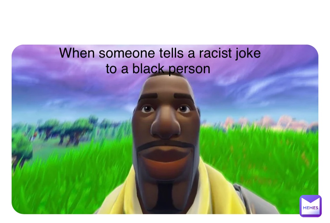 black racist joke