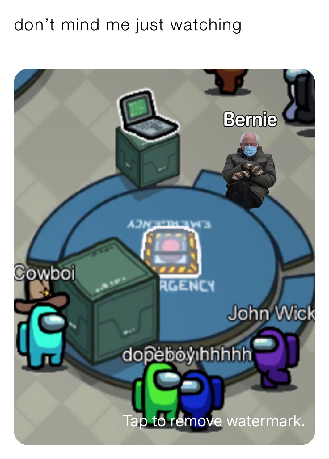 don’t mind me just watching 
