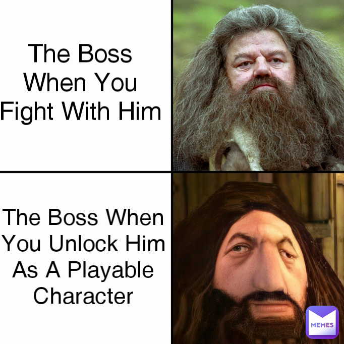 The Boss When You Fight With Him The Boss When You Unlock Him As A Playable Character