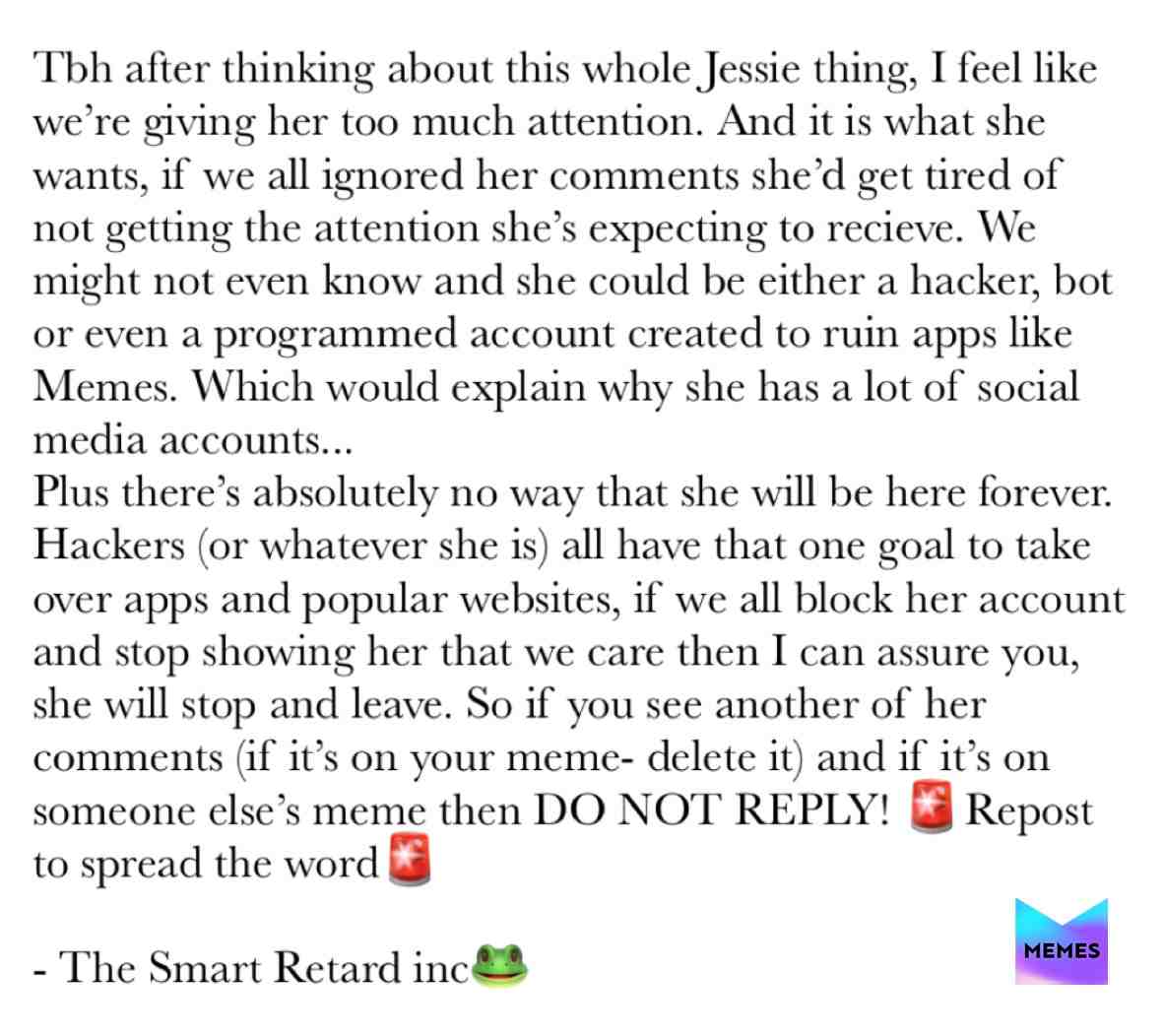 Repost #ban_jesse