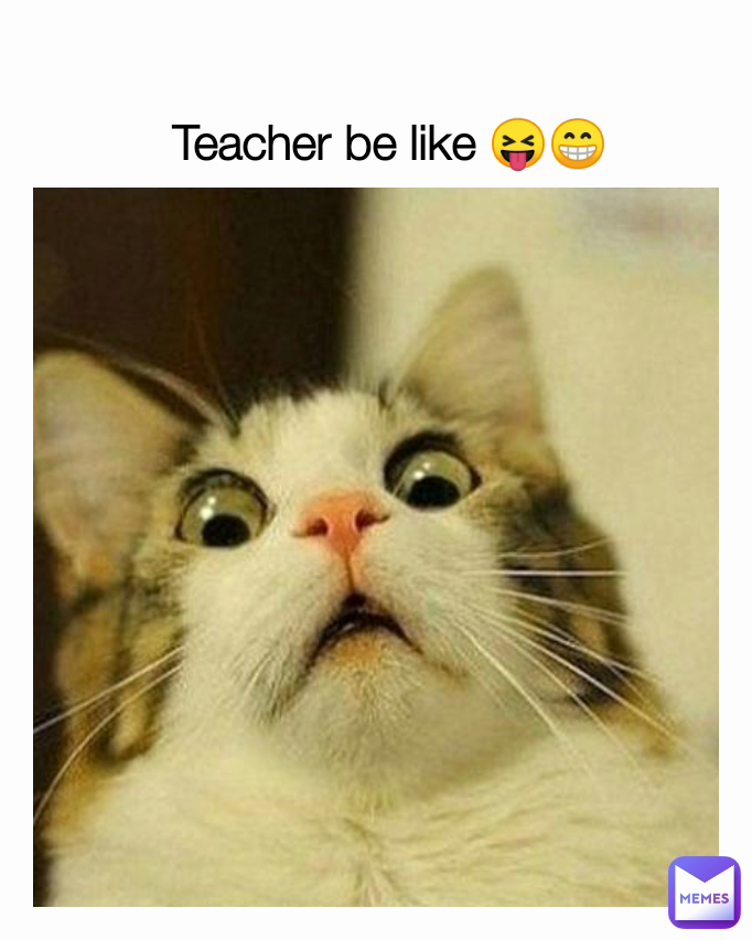 Teacher be like 😝😁