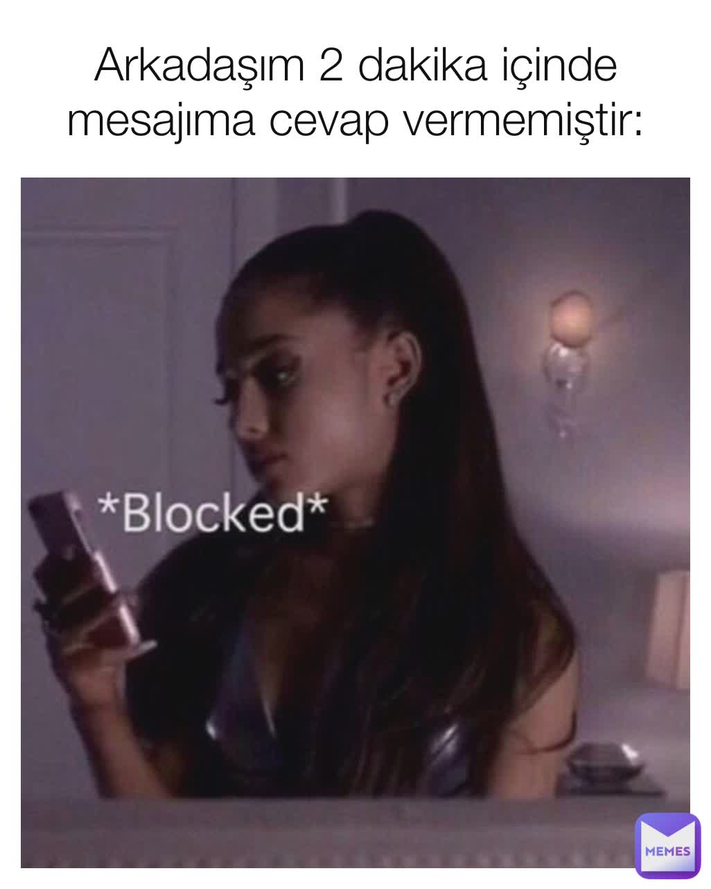 Arkadaşım 2 dakika içinde mesajıma cevap vermemiştir: