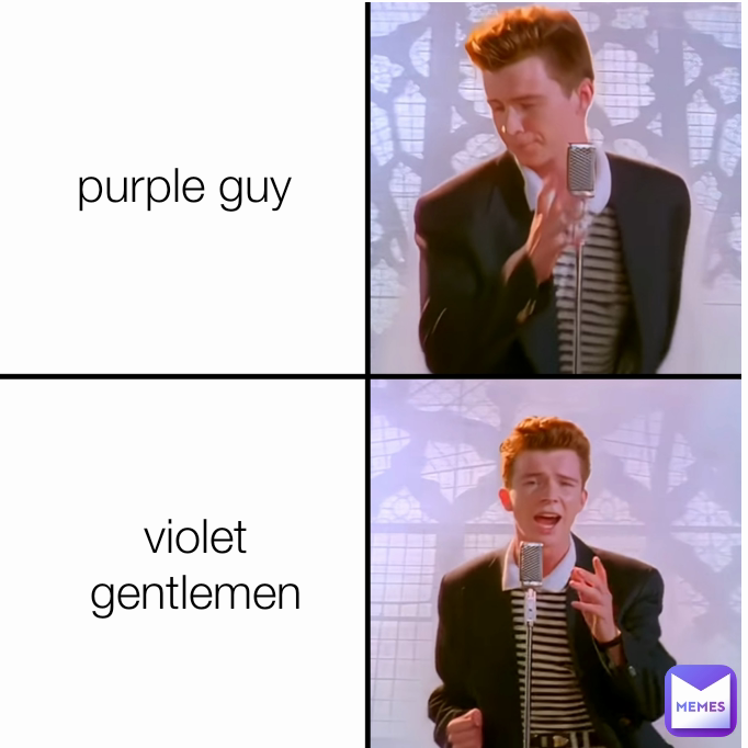 violet gentlemen purple guy