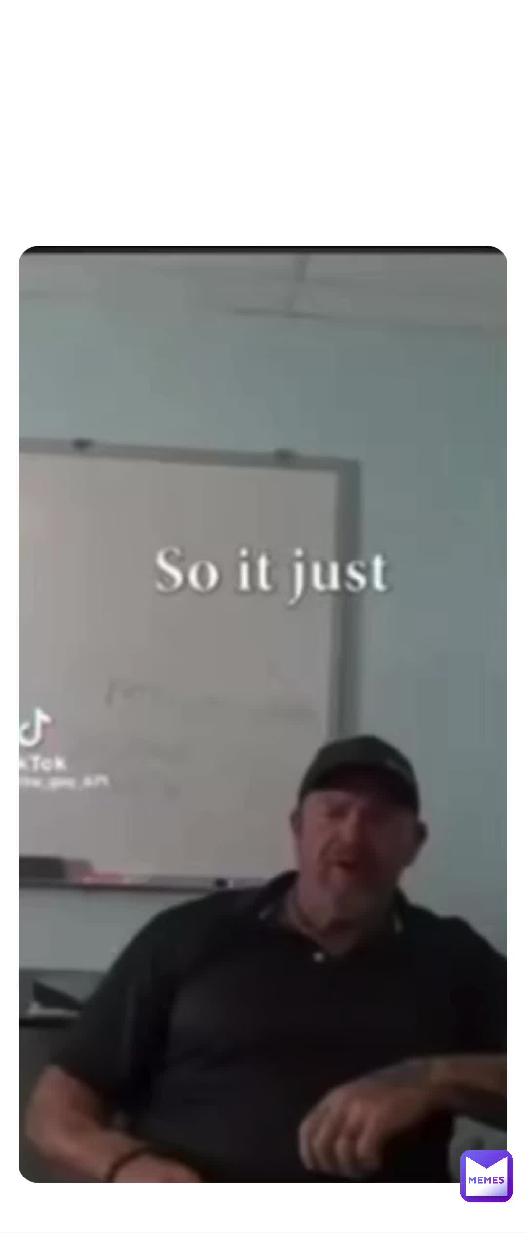 Meme shared by @AMemerWithAMullet