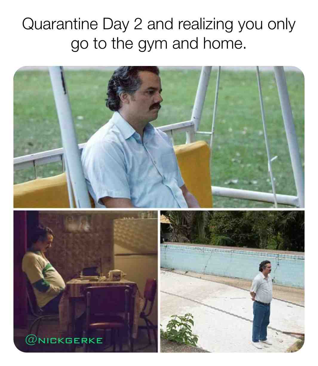This is depressing funny funny #coronavirus #quarantine #humor #meme #gym #lift #fitnessmeme