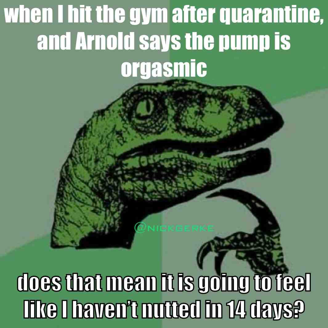 Thinking out loud #gym #funny #humor #coronavirusmeme