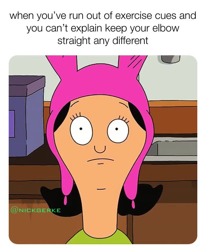 🤷‍♂️ just don’t bend the elbow  #fitness  #humor
