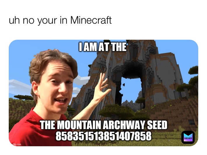 uh no your in Minecraft 