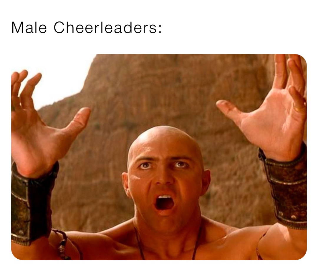 Male Cheerleaders: