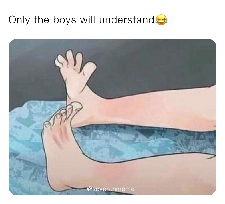 Only the boys will understand😂