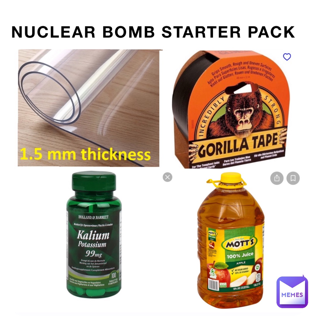 Nuclear Bomb starter pack