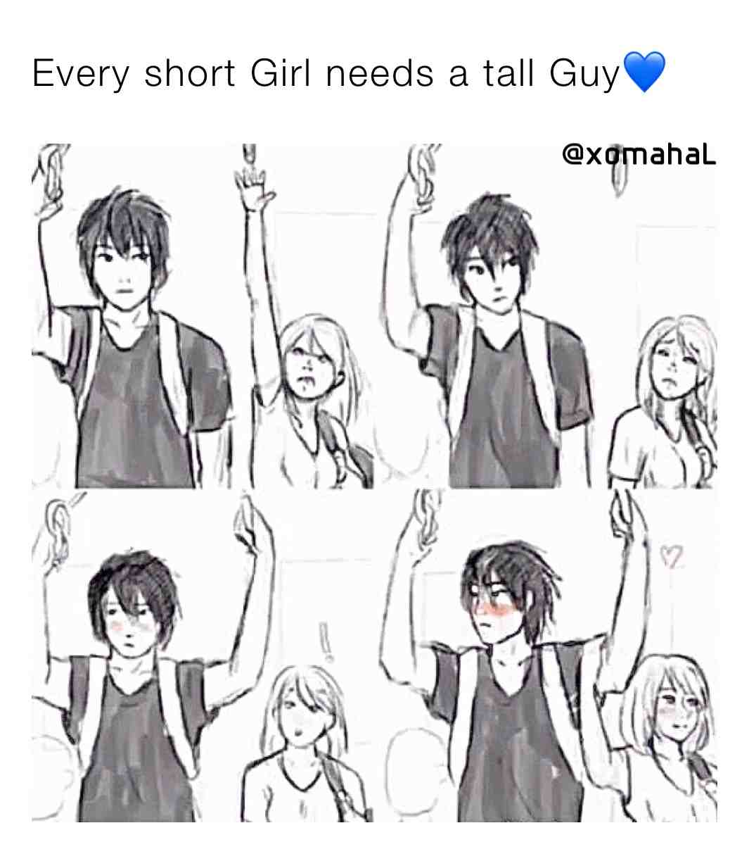 #short #girl #tall #boy #goals #cute #love #memes