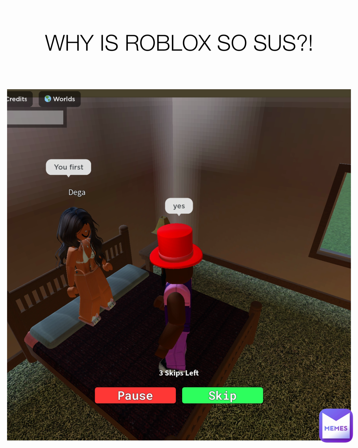 WHY IS ROBLOX SO SUS?!